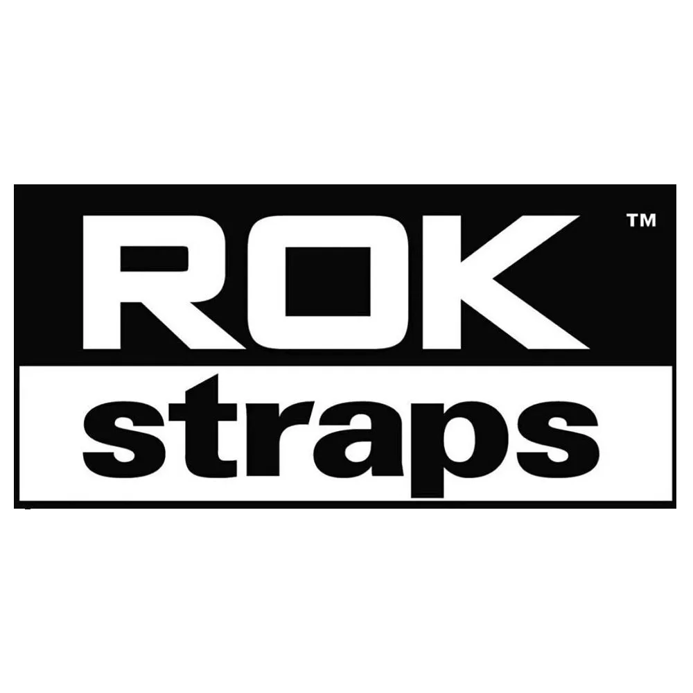 Rok Luggage Straps Adjustable Stretch Black ROK350 450 - 1500 x 25mm x Twin Pack