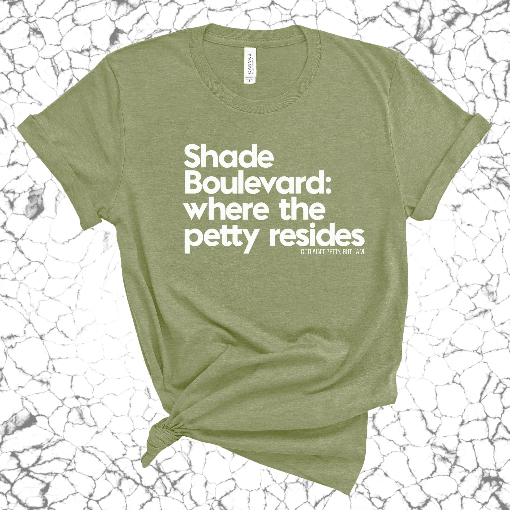 Shade boulevard: Where the petty resides Unisex Tee