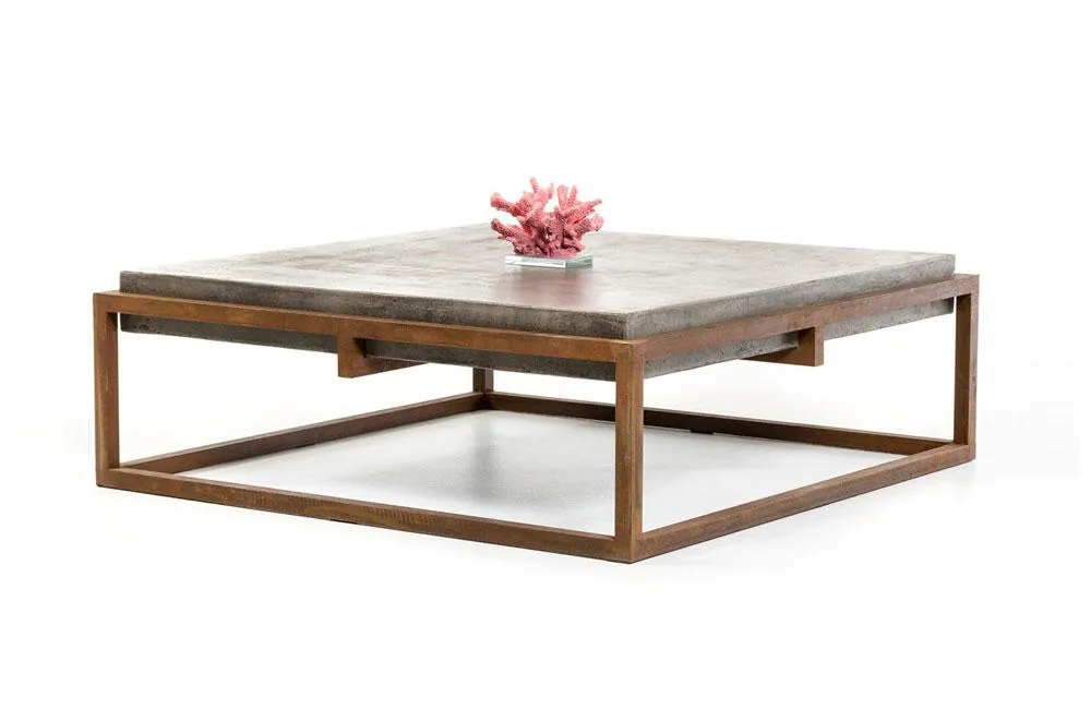 Shepard Modern Concrete Coffee Table