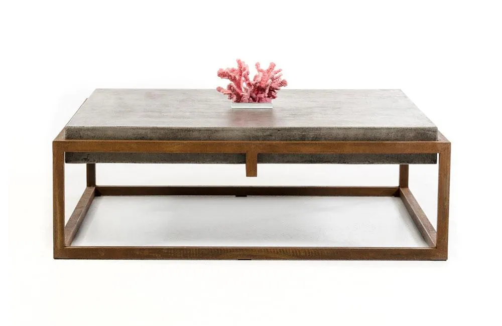 Shepard Modern Concrete Coffee Table