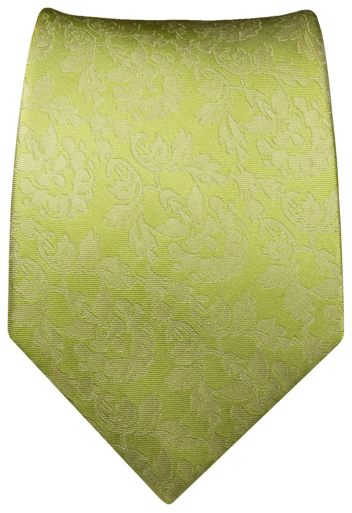 Silk Necktie Set by Paul Malone . Summer Green