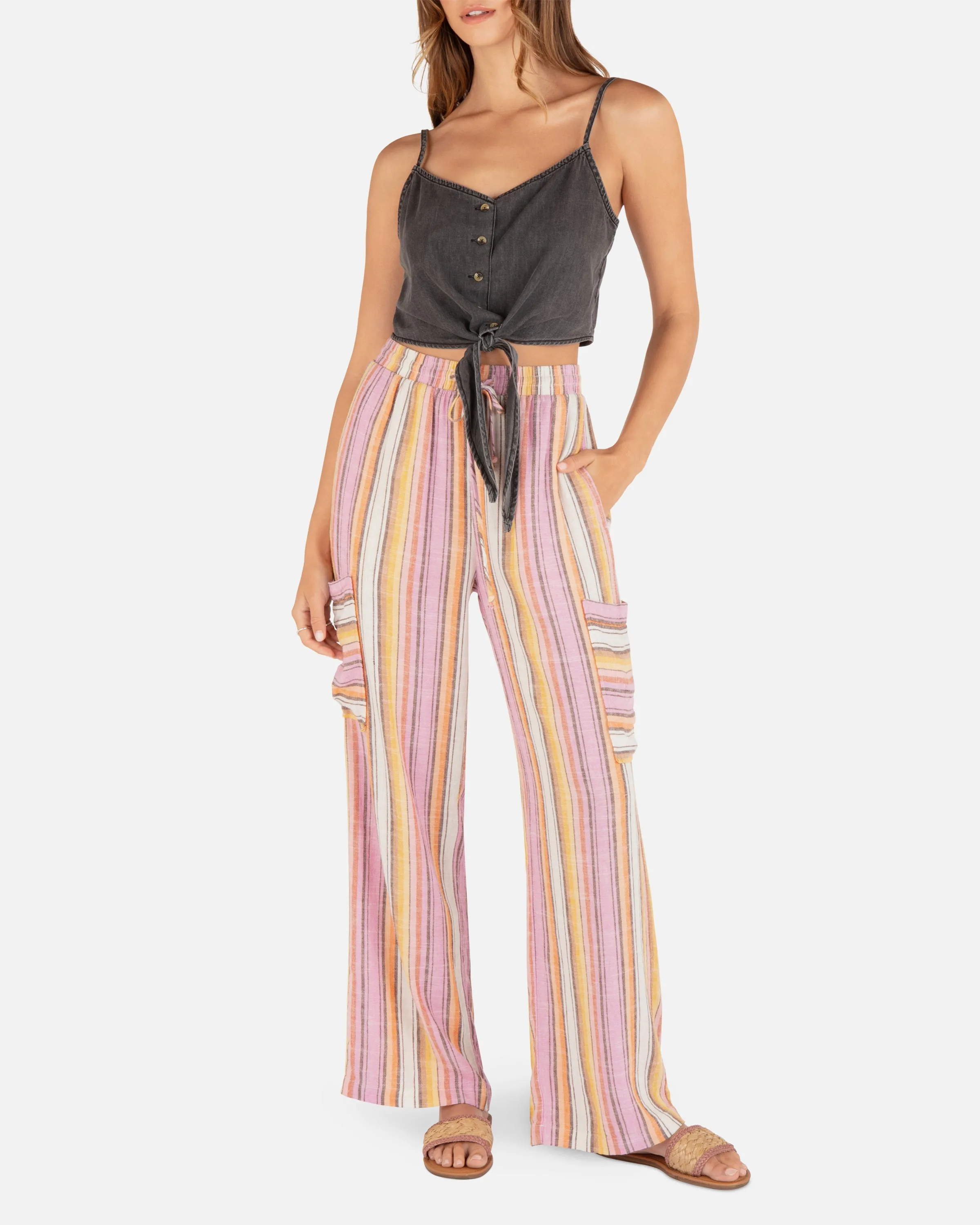 Sunset Stripe Cargo Pant