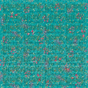 Teal Sparkles Fabric