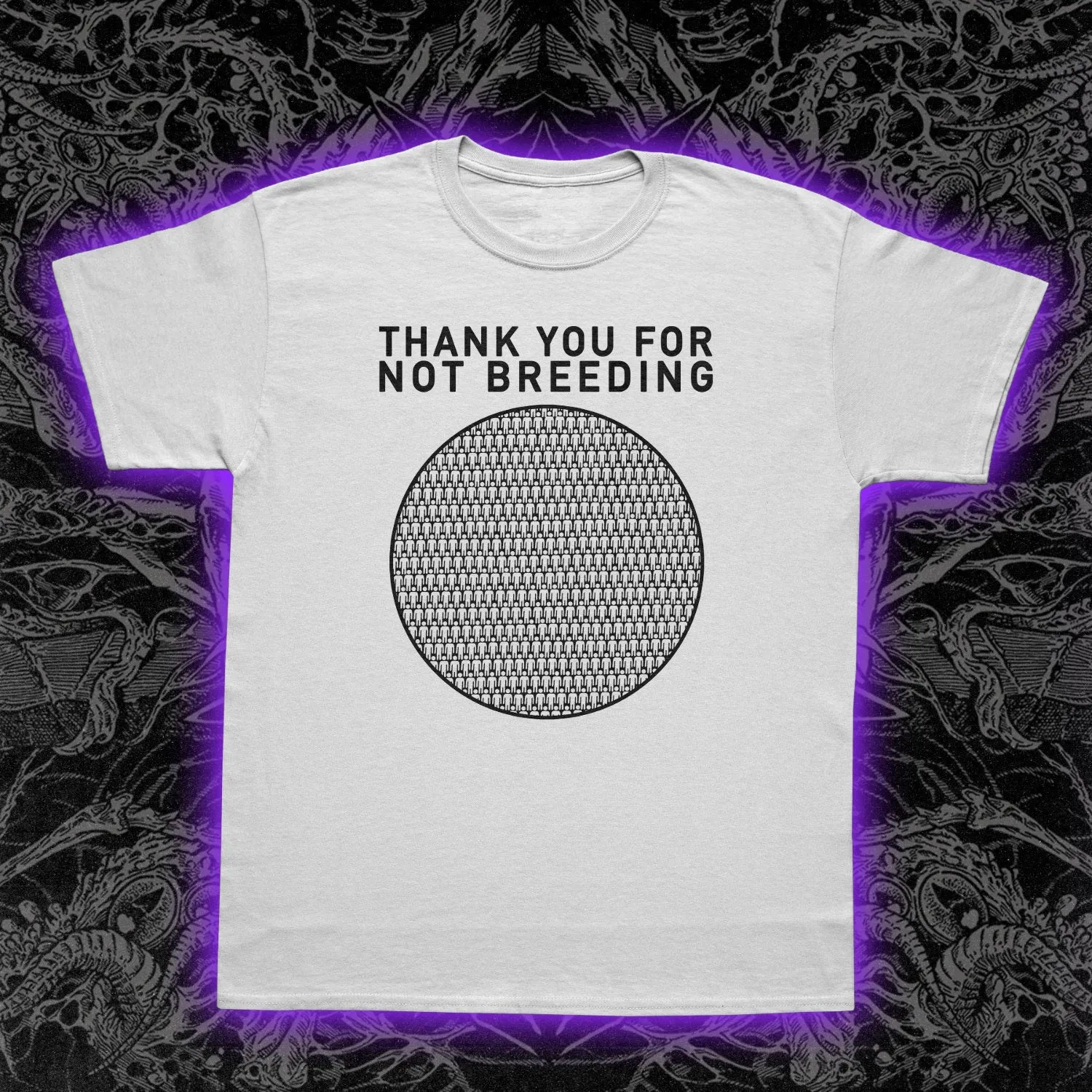 Thank You For Not Breeding Slim Fit Tee