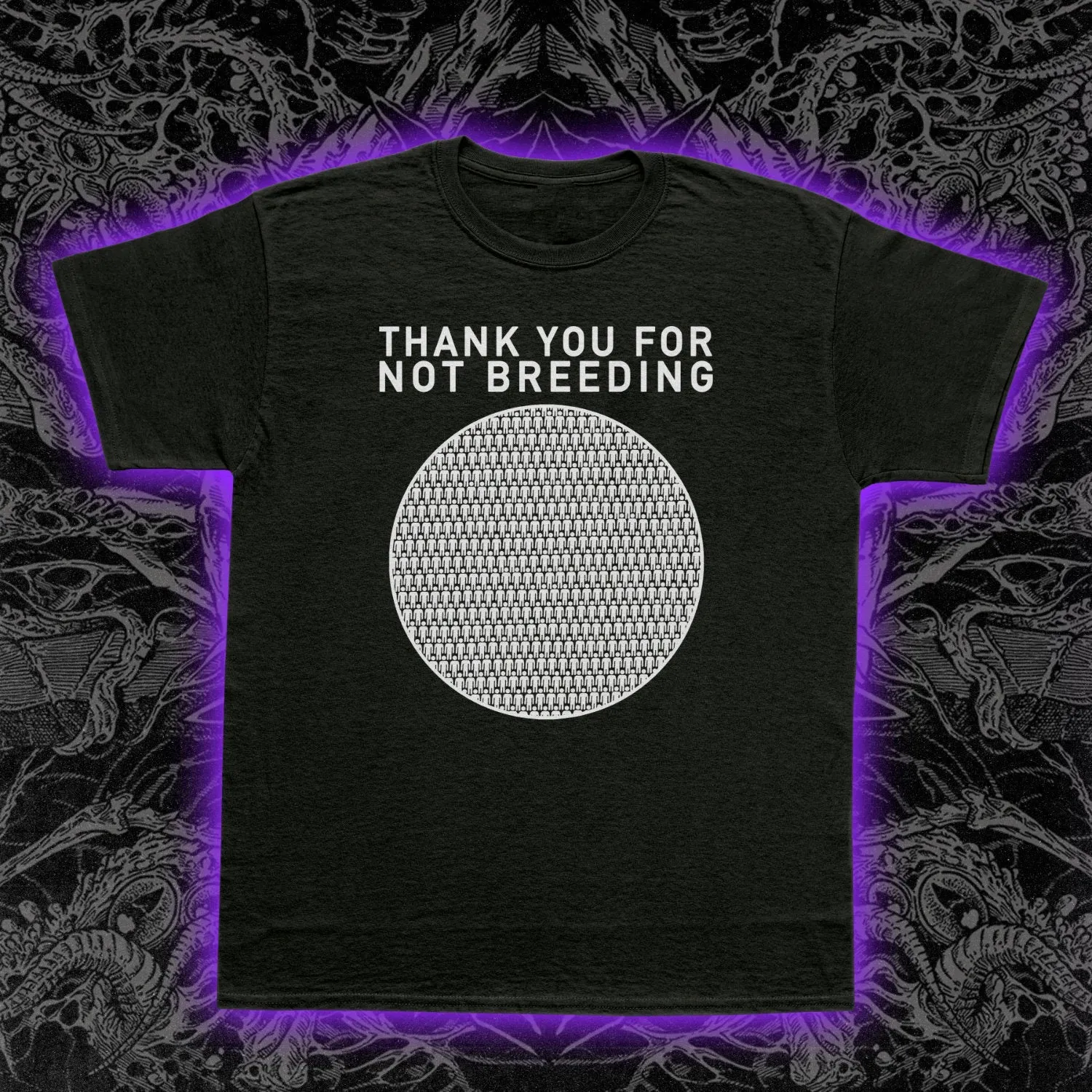 Thank You For Not Breeding Slim Fit Tee