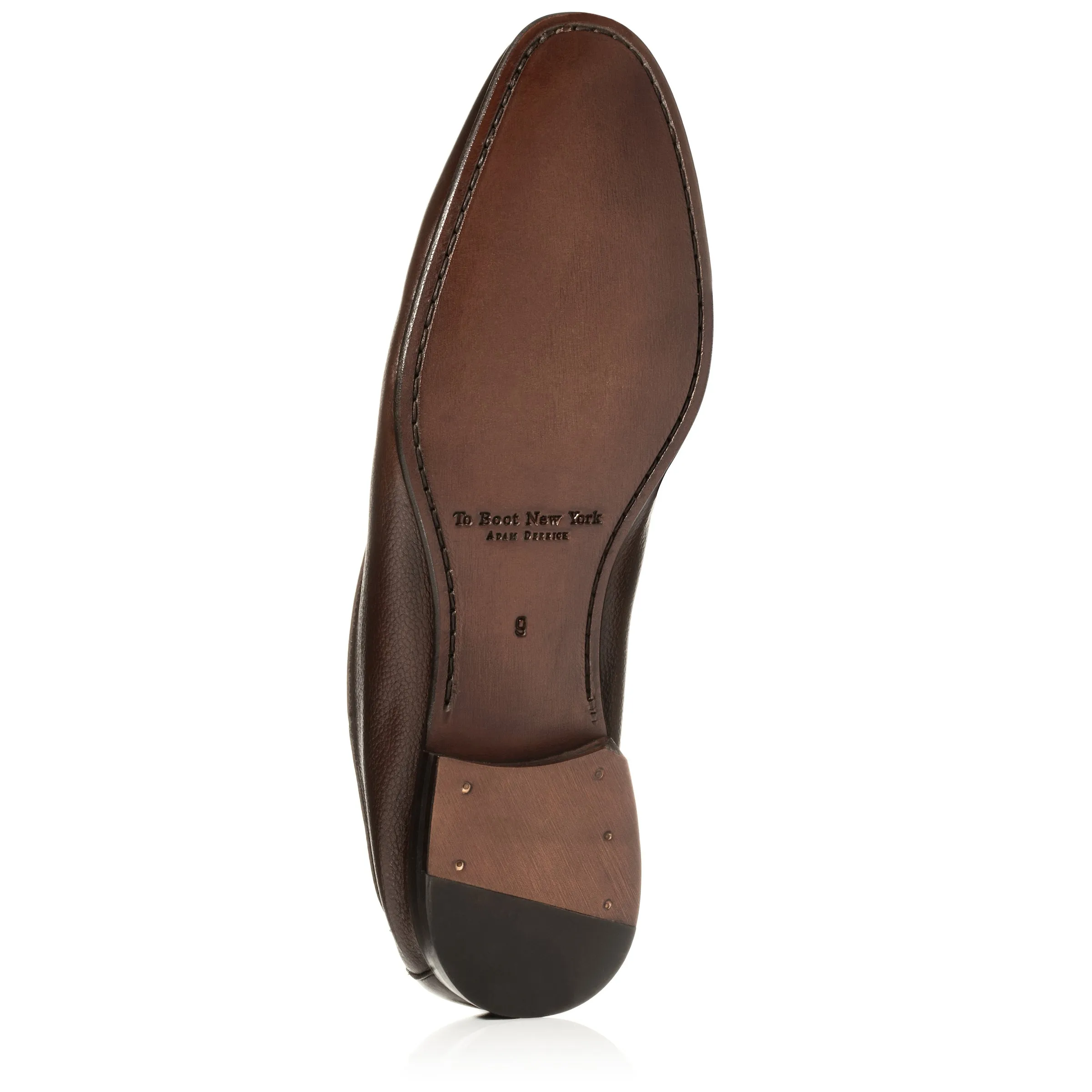 Thorpe Brown Grain Slip On