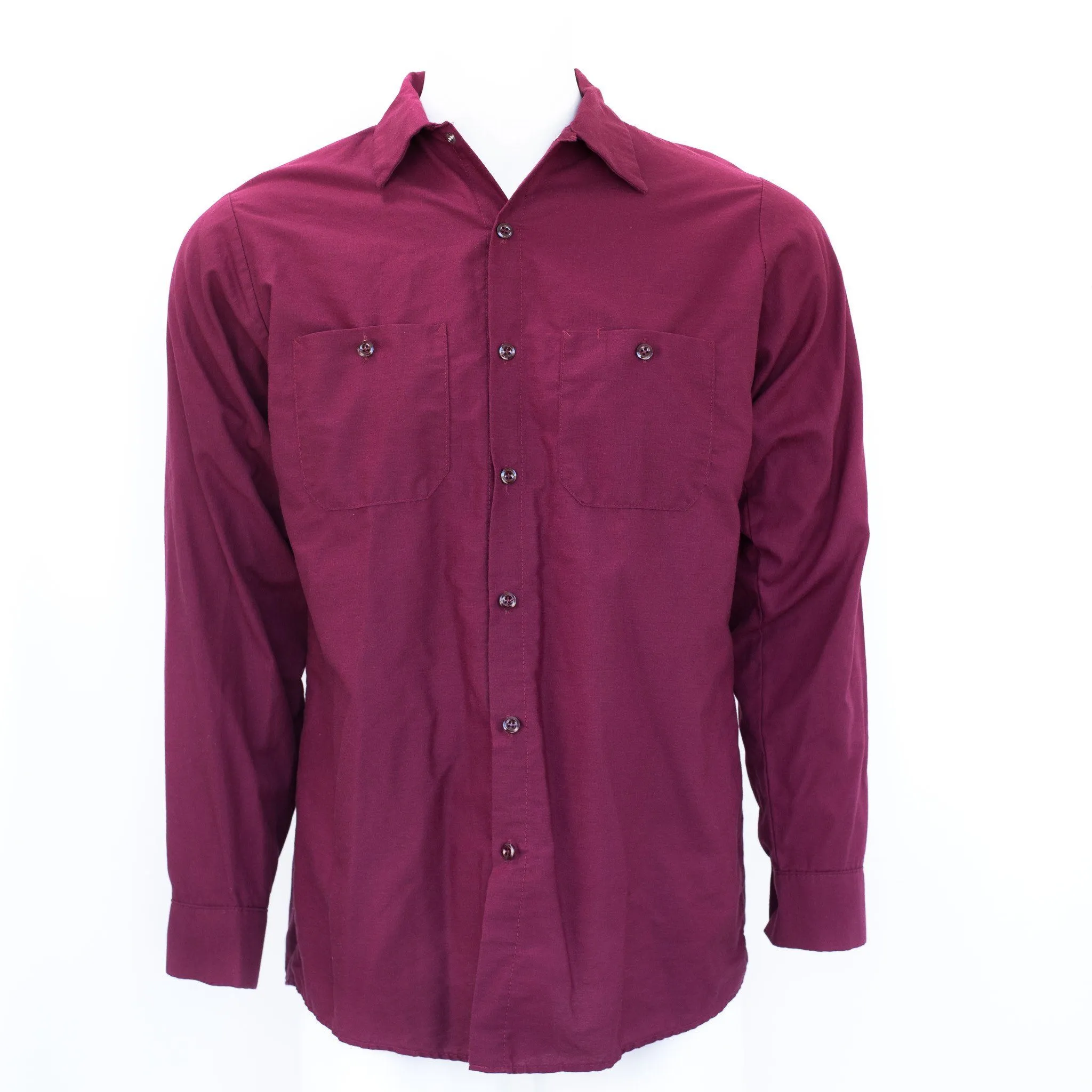 Used B-Grade Standard Solid Color Work Shirt Long Sleeve - Mixed Colors