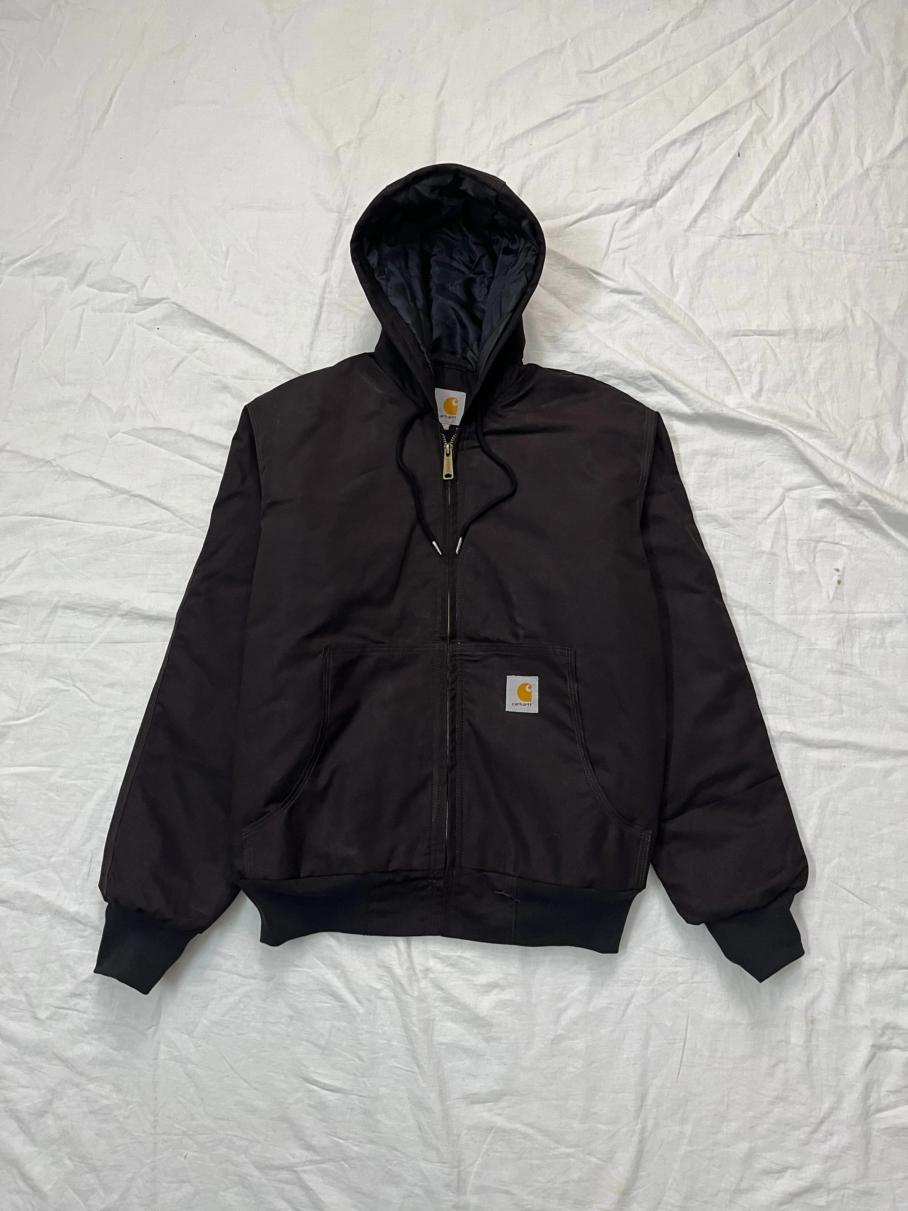 Vintage Carhartt Rework Style Brown Hooded Jackets - MOQ 25 pcs