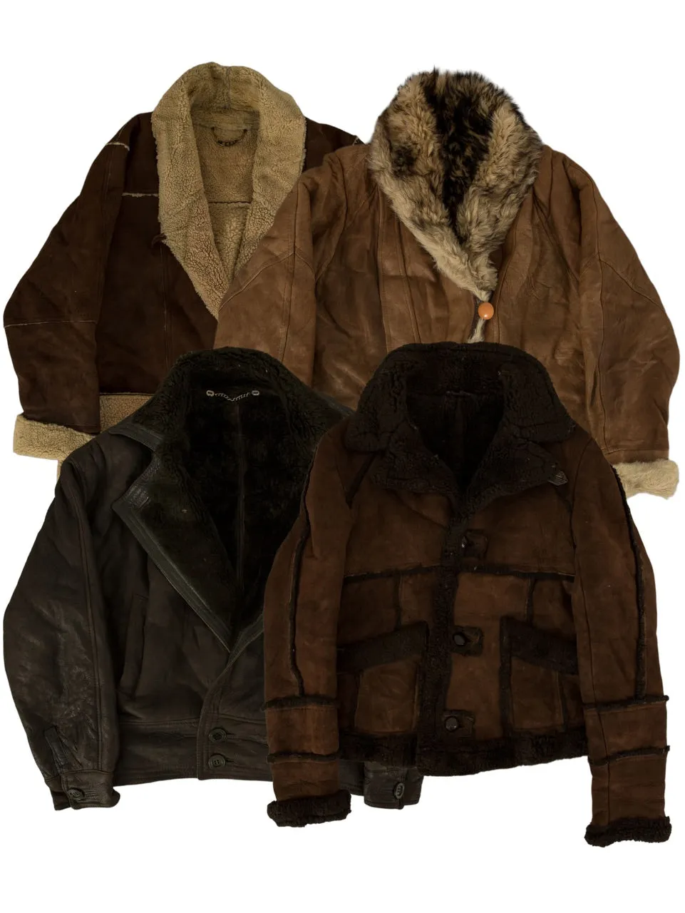 Vintage Shearling Jackets (20 pcs)